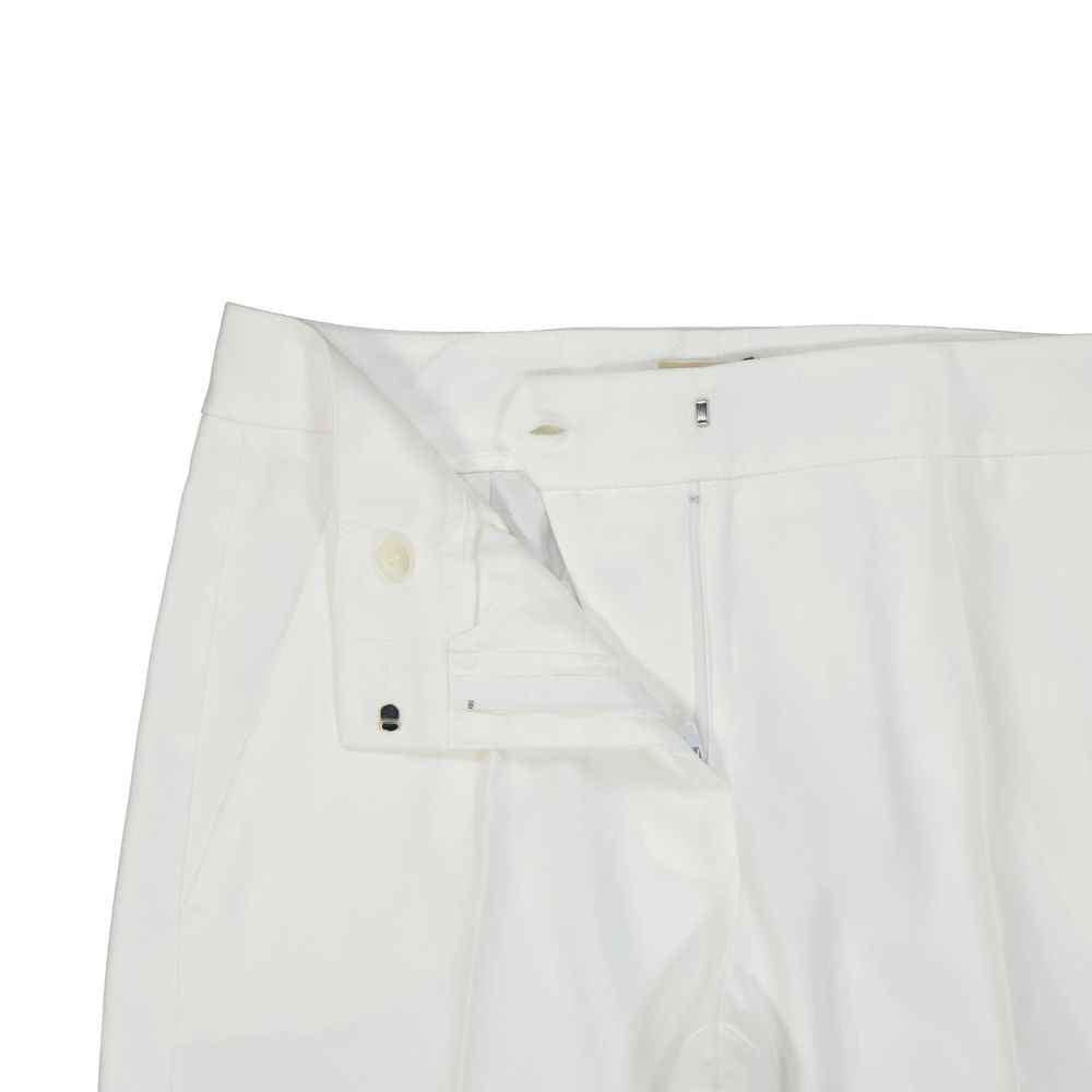 BLANCA VITA White Polyester Casual Pants