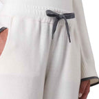 Brunello Cucinelli White Cashmere Athletic Pants