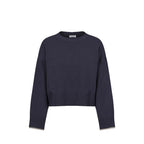 Brunello Cucinelli Blue Cashmere Sweater