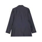 Brunello Cucinelli Blue Virgin Wool Jackets And Coat