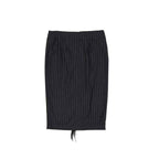 Brunello Cucinelli Gray Virgin Wool Midi Skirt