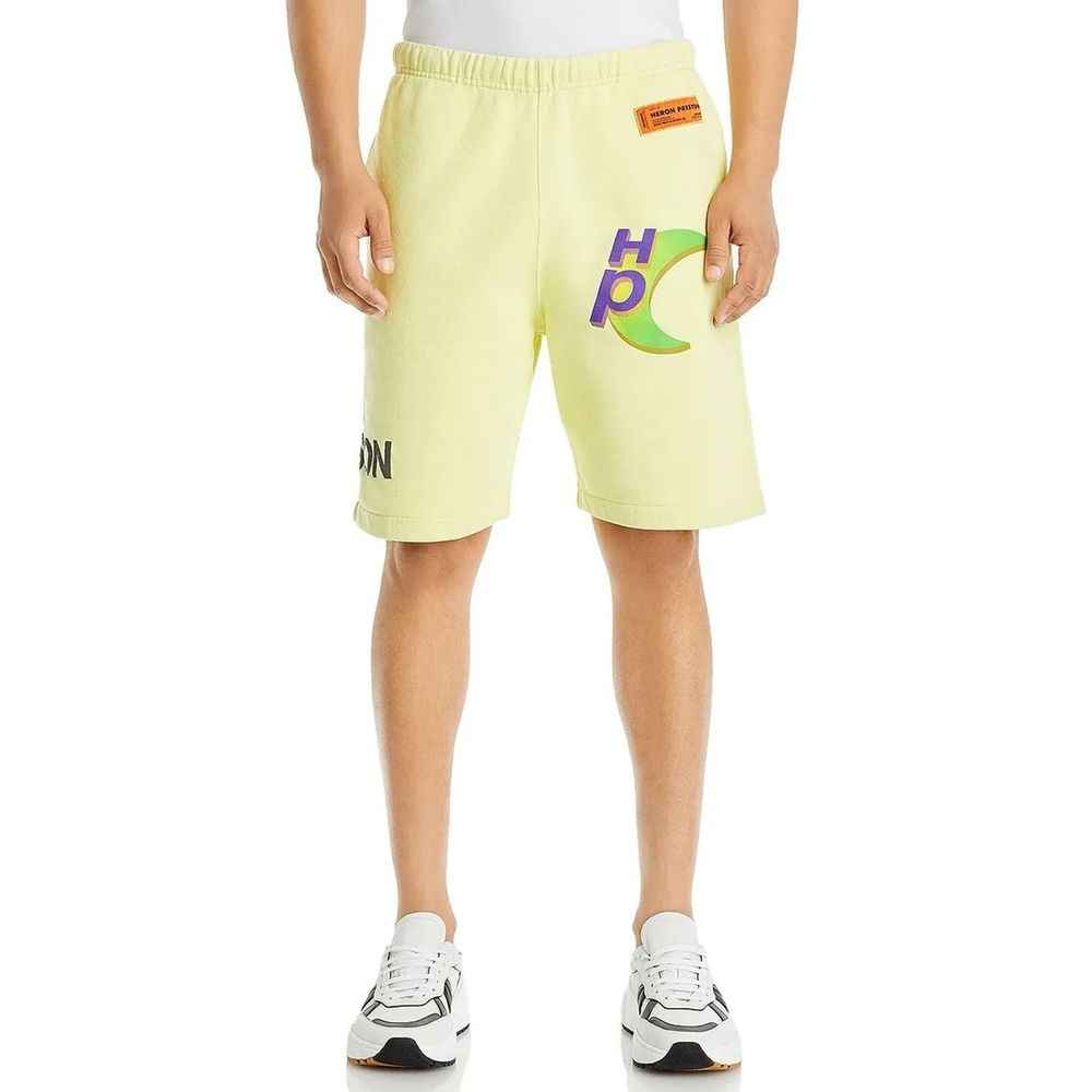Heron Preston Bicolor Cotton Shorts