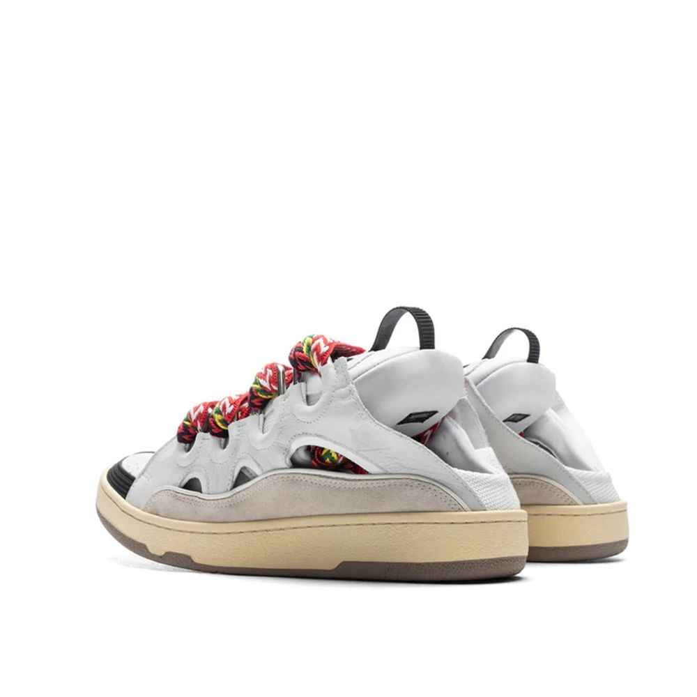 Lanvin White Calfskin Chunky Sneakers