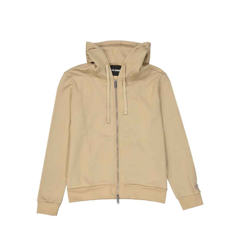 Les Hommes Beige Cotton Sweatshirt