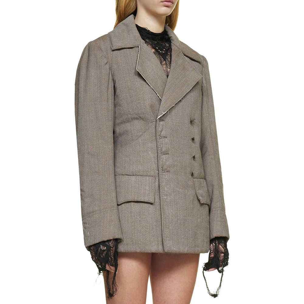Maison Margiela Brown Wool Blazer
