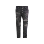 Dsquared² Black Cotton Jeans Denim