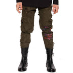 Dsquared² Bicolor Cotton Casual Pants
