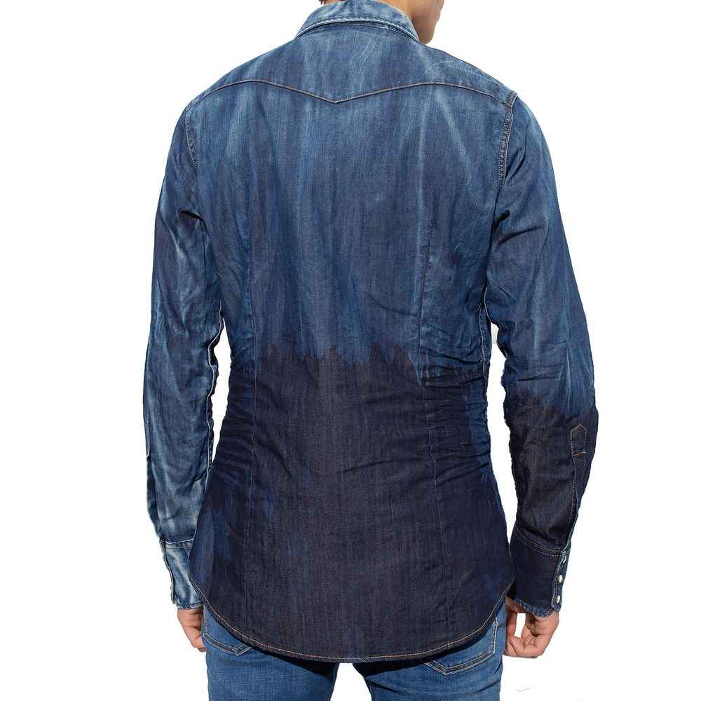 Dsquared² Blue Denim Shirt