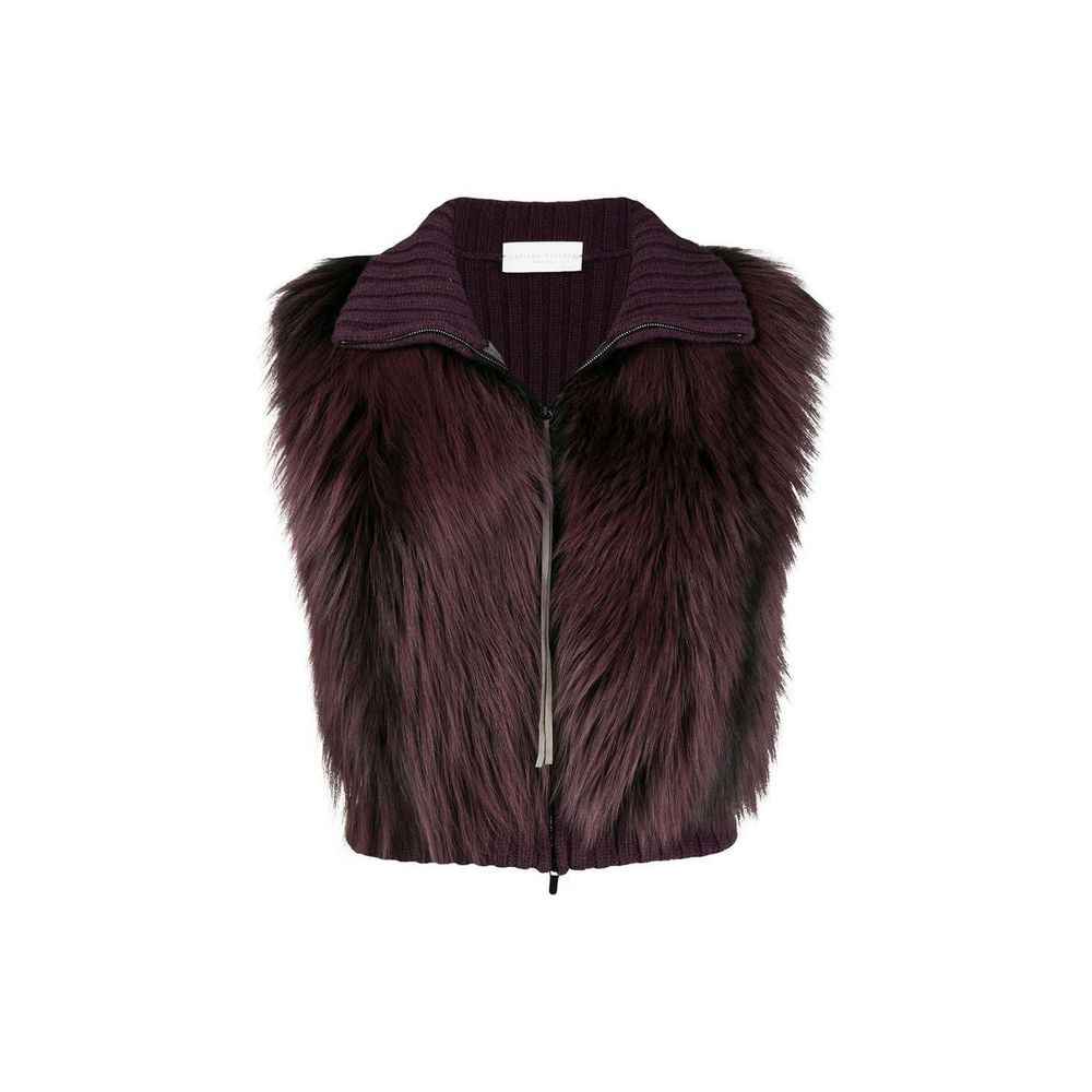 Fabiana Filippi Gray Merino Wool Jackets And Coat