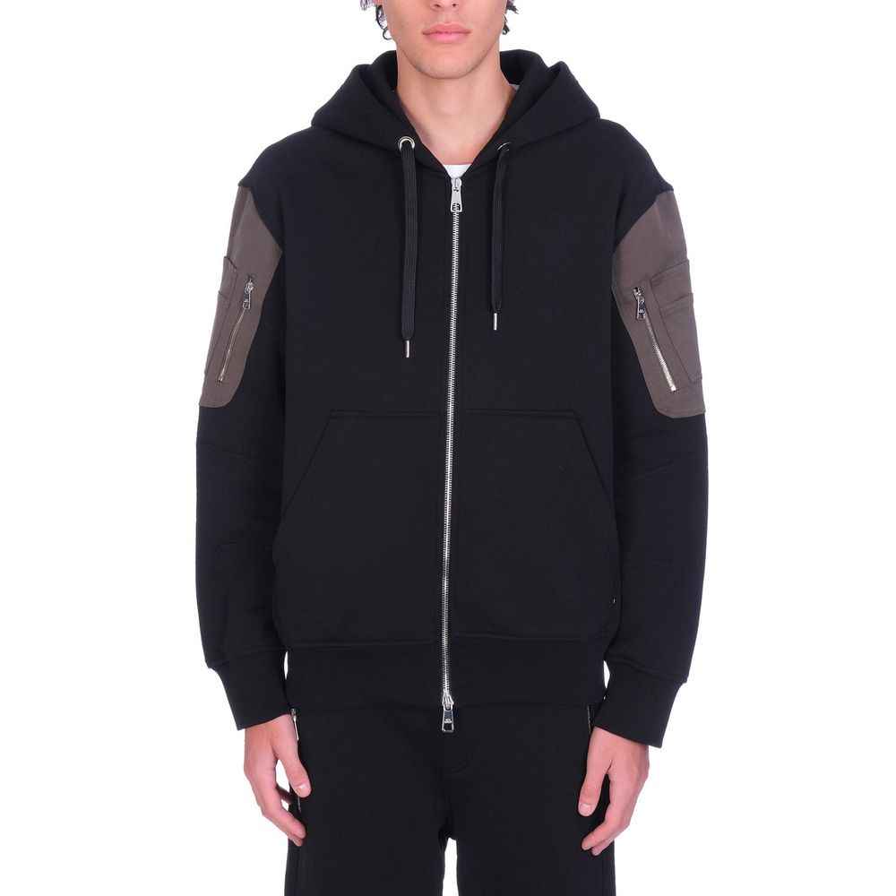 Neil Barrett Black Cotton Sweatshirt