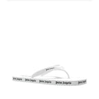 Palm Angels White Rubber Slides