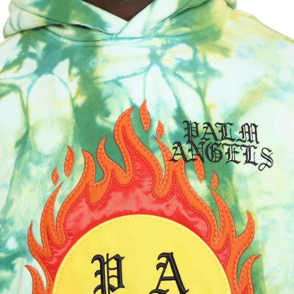 Palm Angels Bicolor Cotton Sweatshirt