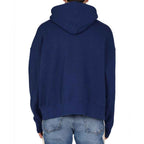 Palm Angels Blue Cotton Sweatshirt