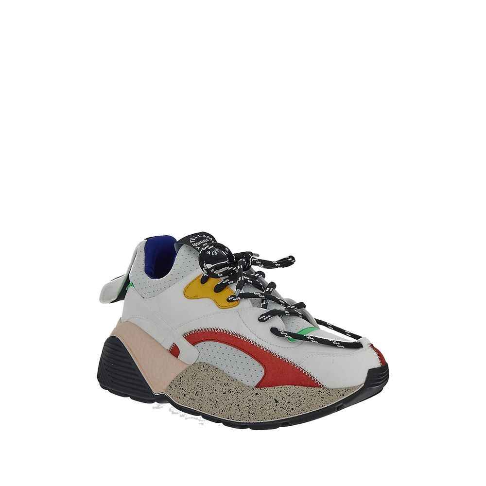Stella McCartney White Vegan Leather Chunky Sneakers