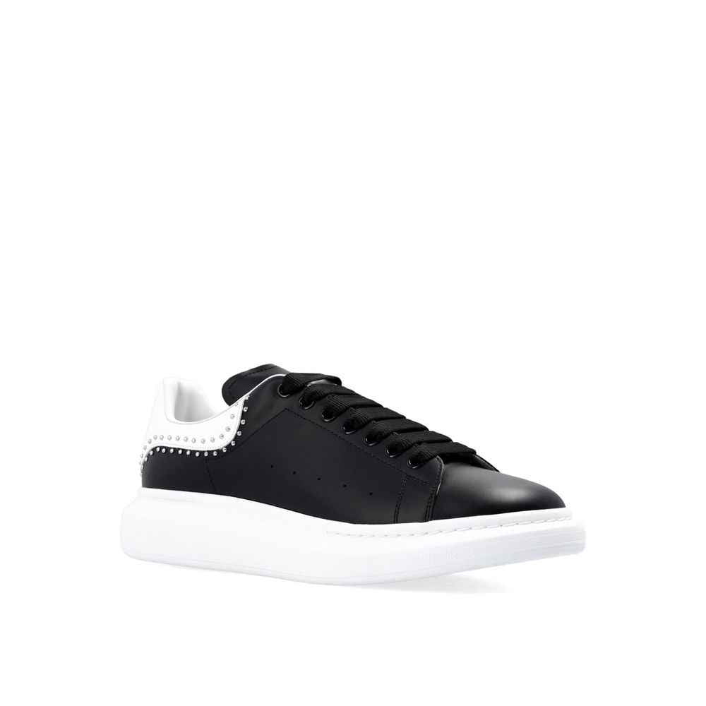 Alexander McQueen Black Calfskin Chunky Sneakers