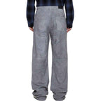 Amiri Gray Leather Pants