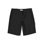 Dondup Black Virgin Wool Bermuda Shorts
