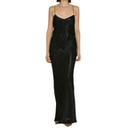 Saint Laurent Black Acetate Casual Dress