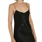 Saint Laurent Black Acetate Casual Dress