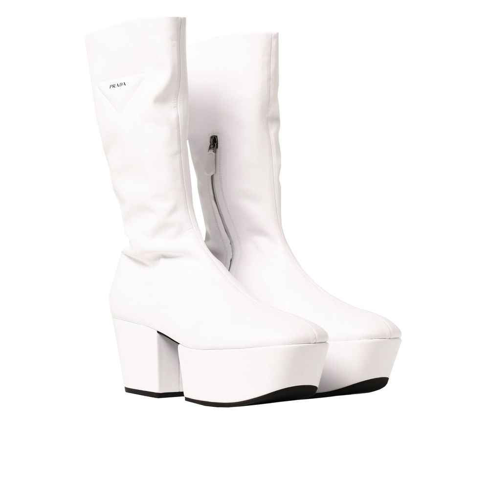 Prada White Polyethylene Boots