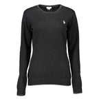 U.S. POLO ASSN. Black Cotton Sweatshirt