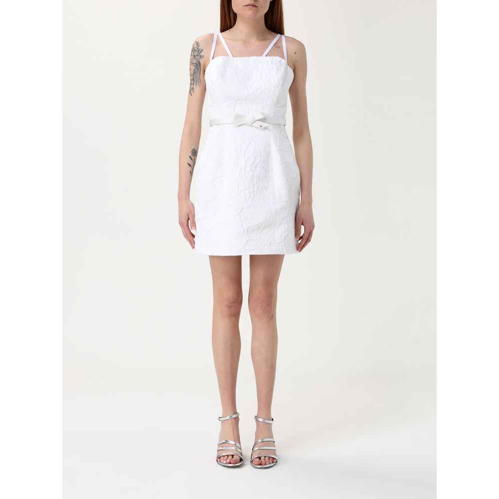 Elisabetta Franchi Beige Polyester Casual Dress