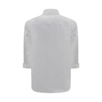 Brunello Cucinelli White Cotton Dress Shirt