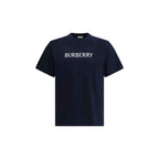Burberry Blue Cotton T-Shirt