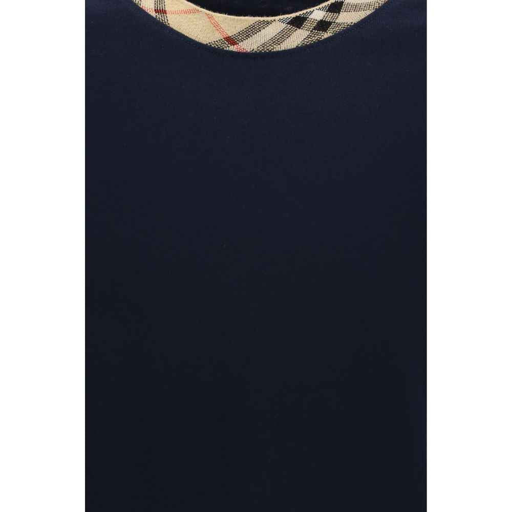 Burberry Blue Cotton T-Shirt