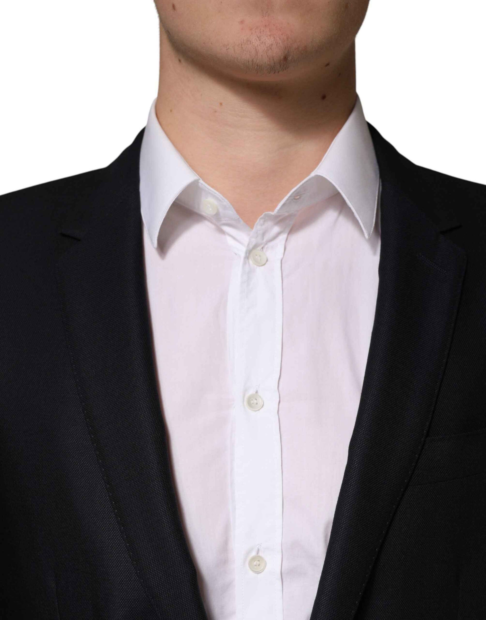 Dolce & Gabbana Black MARTINI Single Breasted Jacket Blazer