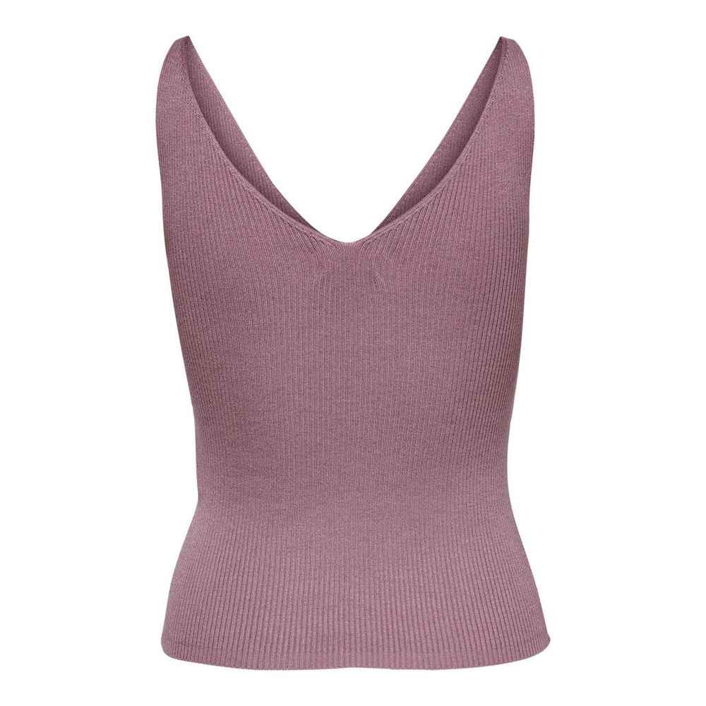 Jacqueline De Yong Purple Nylon Tank Tops
