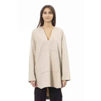 Alpha Studio Beige Wool Hoodie