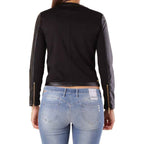 Met Black Viscose Biker Jacket