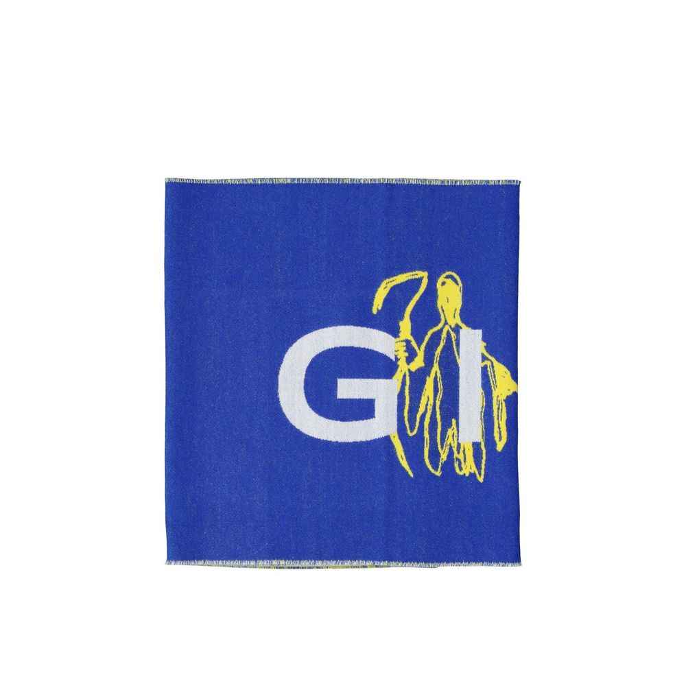 Givenchy Blue Silk Scarf