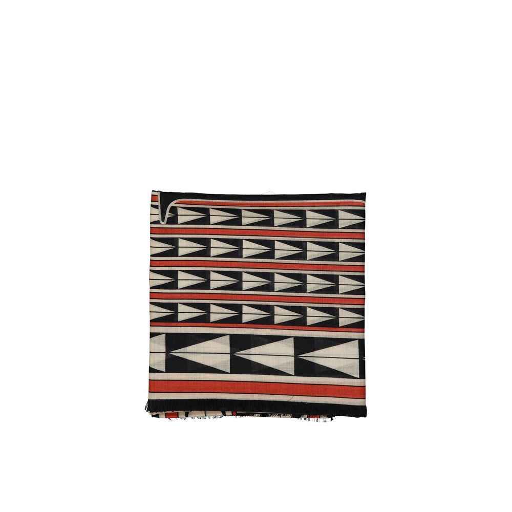 Lanvin Black Wool Scarf