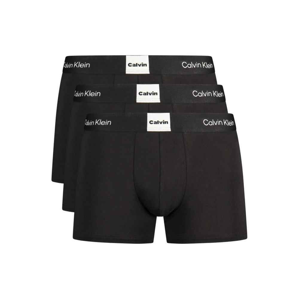 Calvin Klein Black Cotton Men's Boxer Shorts