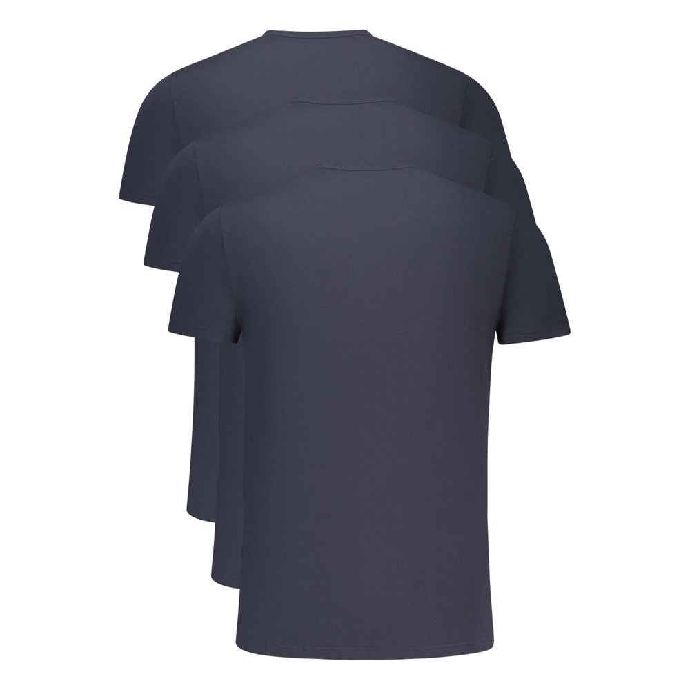 Tommy Hilfiger Blu Cotton Men T-Shirt