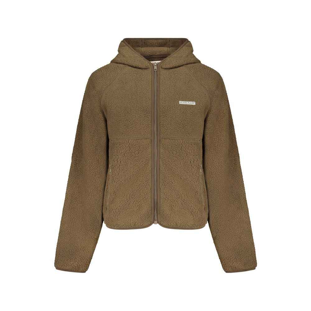Guess Jeans Marrone Polyester Women Sweatshirt