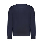 North Sails Blue Cotton Men Sweatshirt