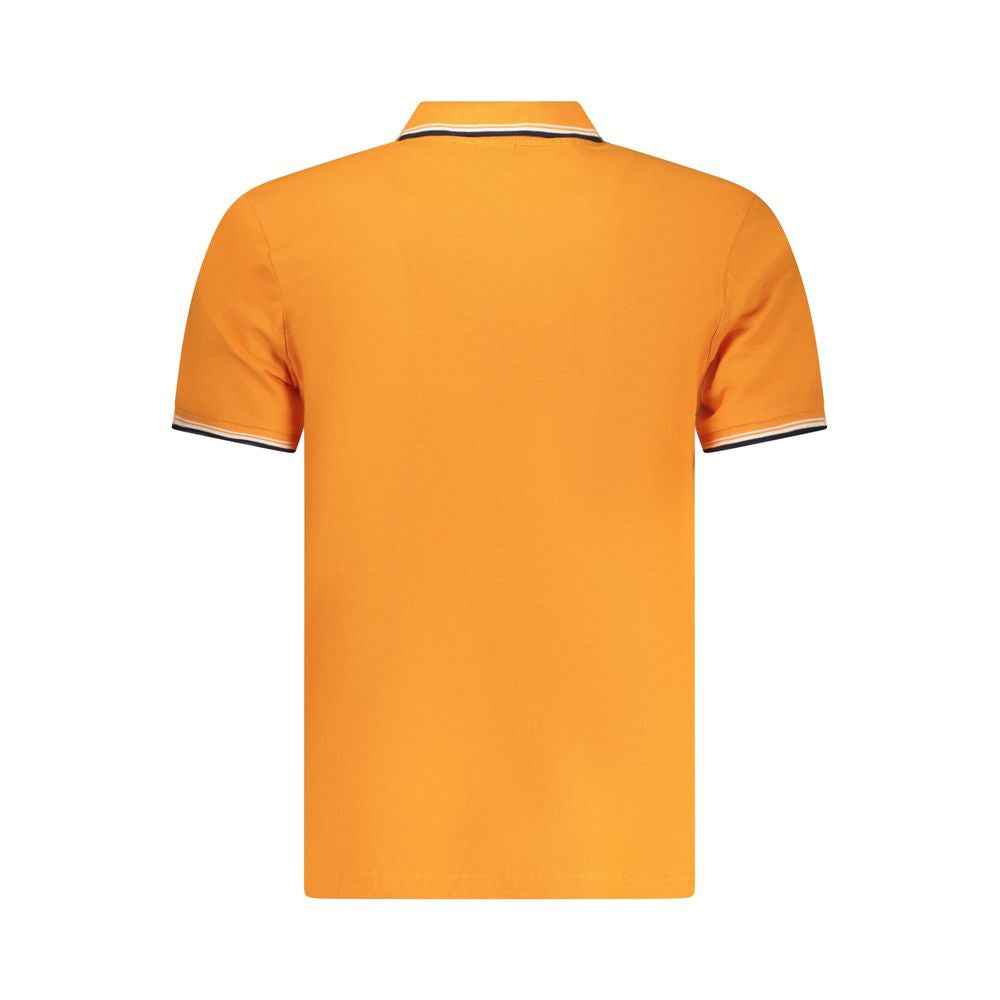 North Sails Arancione Cotton Men Polo