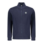 North Sails Blue Cotton Men Sweatshirt