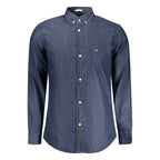 Pepe Jeans Blu Cotton Men Shirt