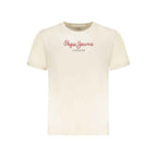 Pepe Jeans Beige Cotton Men's T-Shirt