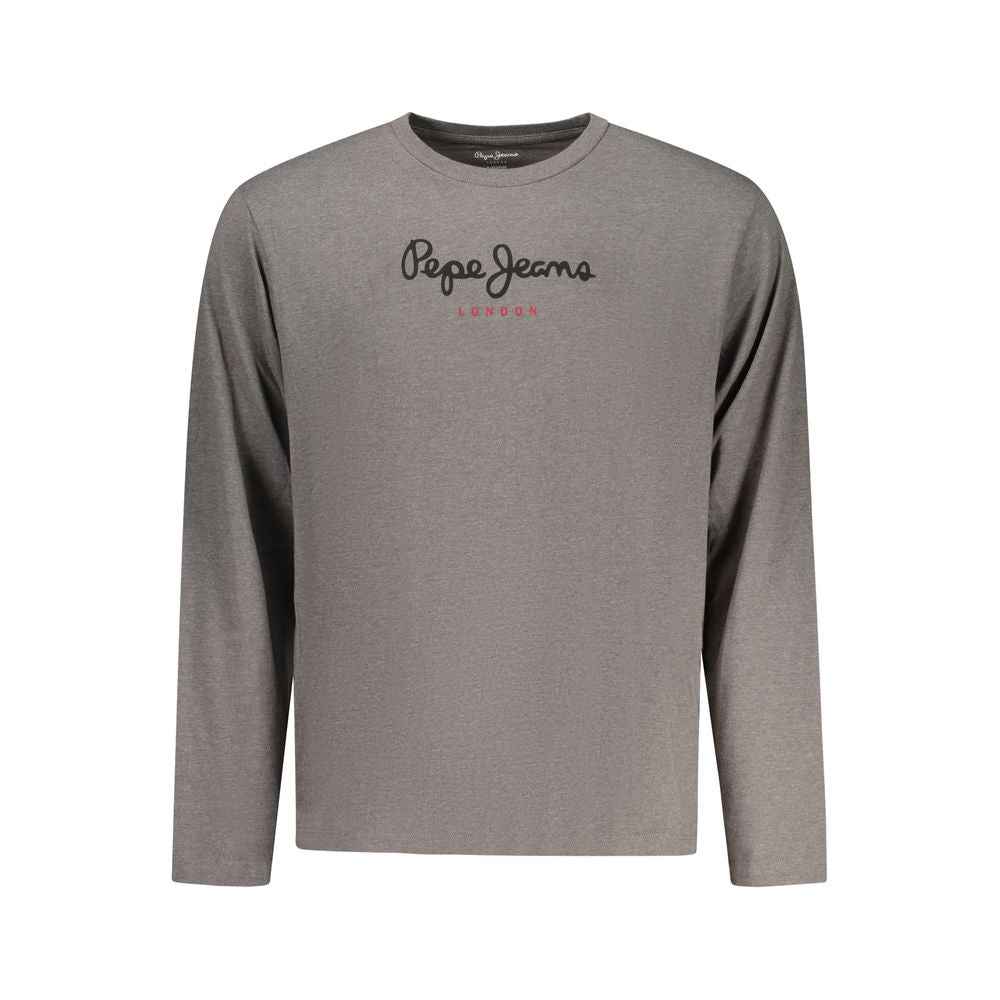 Pepe Jeans Grigio Cotton Men T-Shirt