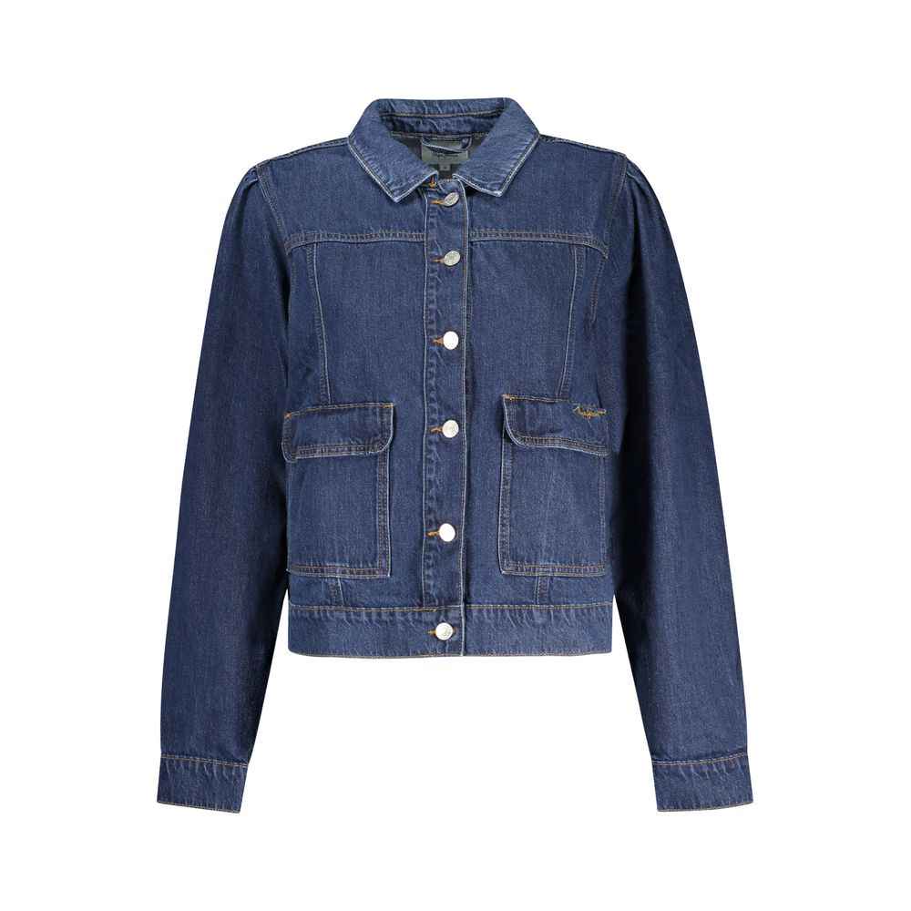 Pepe Jeans Blu Cotton Women Jacket