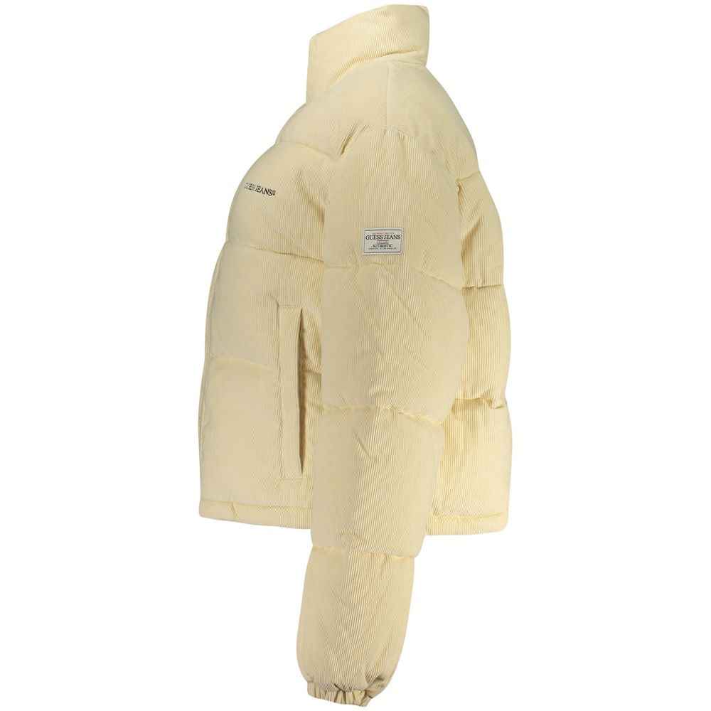 Guess Jeans Beige Polyester Women's Jacket