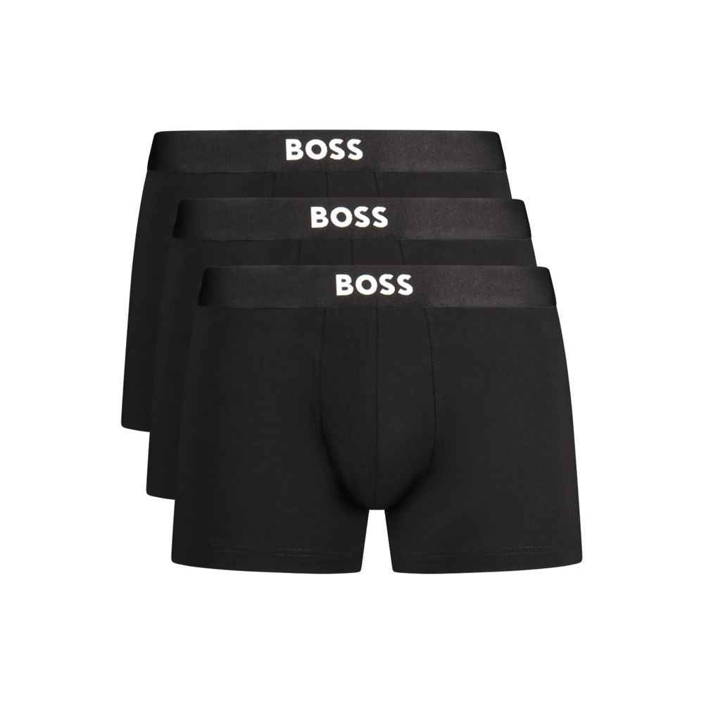 Hugo Boss Black Cotton Men's Boxer Shorts