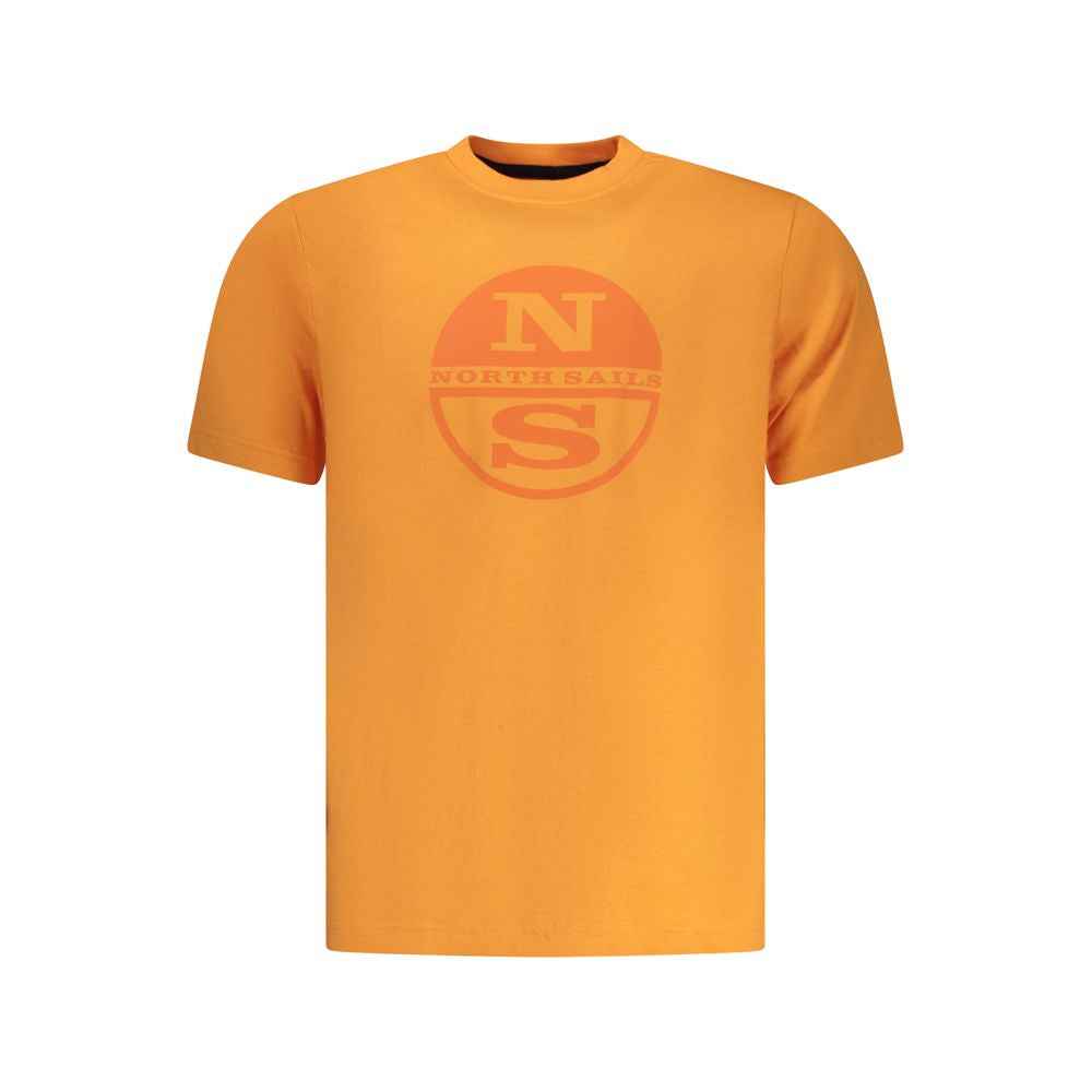North Sails Arancione Cotton Men's T-Shirt