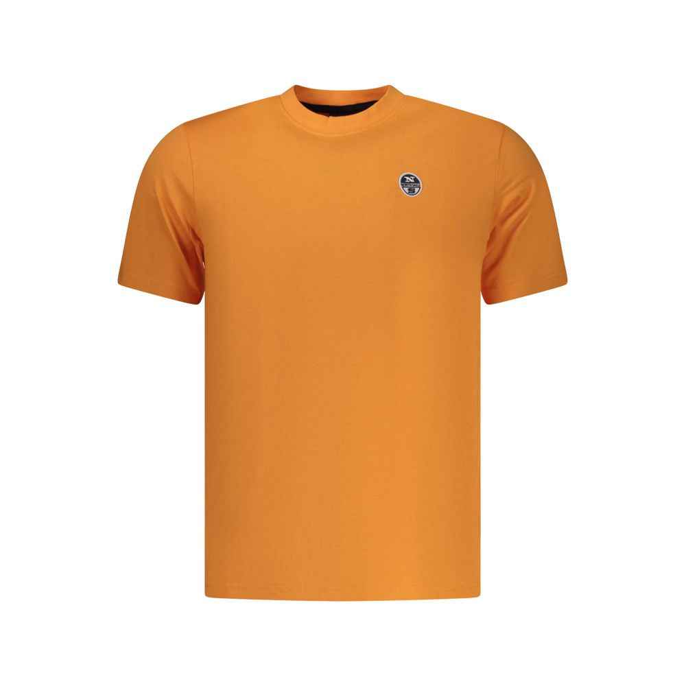 North Sails Arancione Cotton Mens T-Shirt