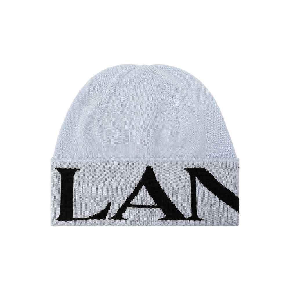 Lanvin Blue Virgin Wool Beanie